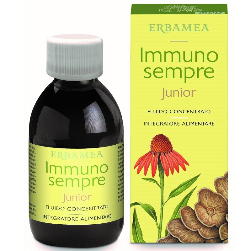 Erbamea Immunosempre Junior per la normale funzionalità del sistema immunitario 200ml-1