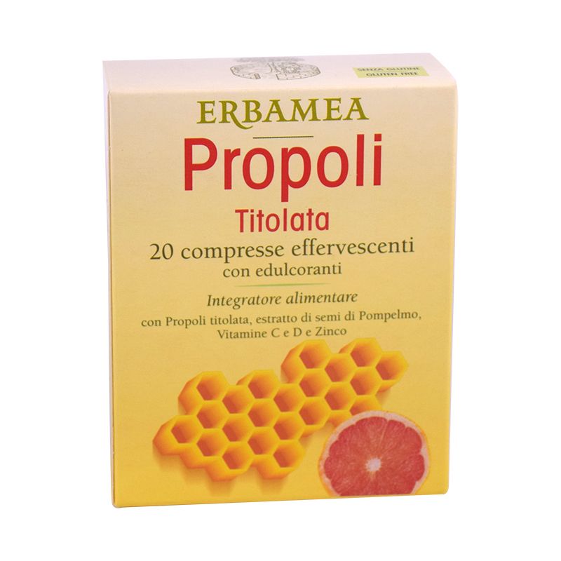 Erbamea Propoli Titolata per il Sistema Immunitario 20 compresse effervescenti-1