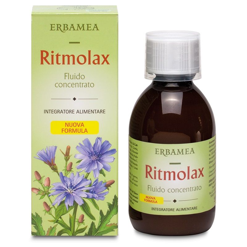 Erbamea Ritmolax Fluido Concetrato migliora il transito intestinale 200ml gusto frutti di bosco-1