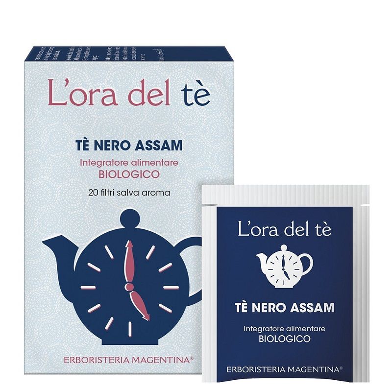 Erboristeria Magentina L'Ora del Tè Tè Nero Assam 20 filtri salva aroma-1