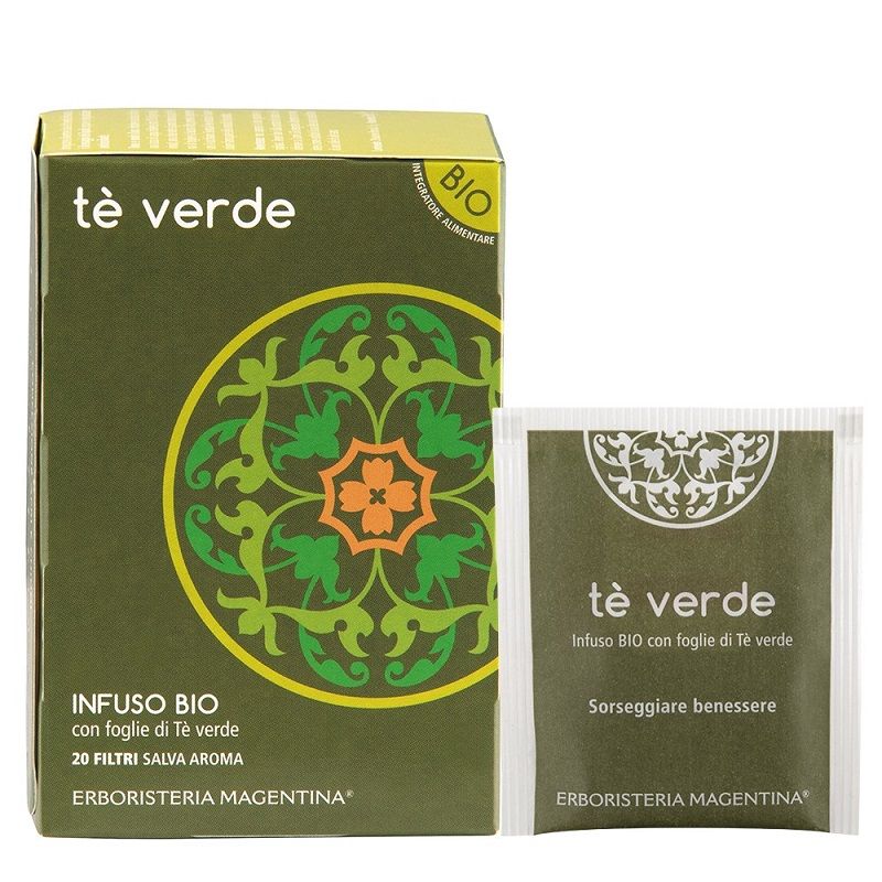 Erboristeria Magentina Tè Verde Infuso Bio 20 Filtri-1