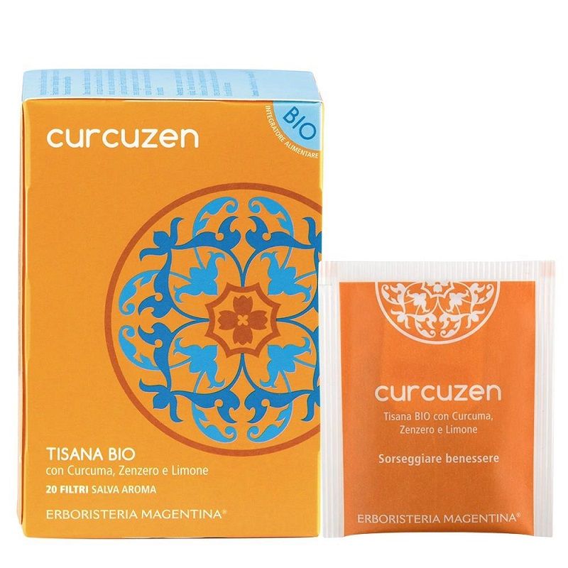 Erboristeria Magentina Tisana Curcuzen Bio 20 Filtri-1