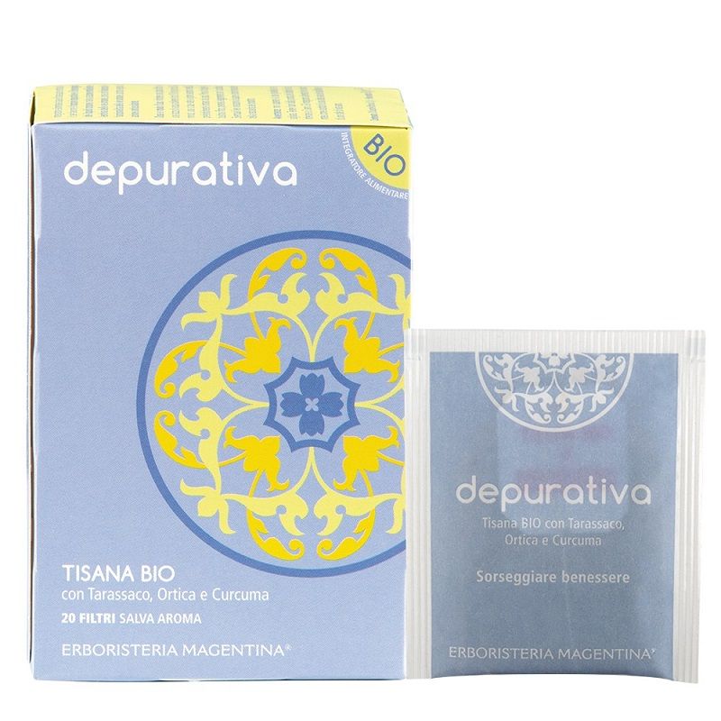 Erboristeria Magentina Tisana Depurativa Bio 20 Filtri-1