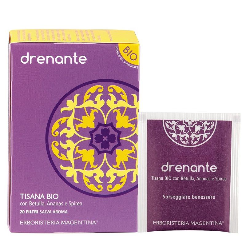 Erboristeria Magentina Tisana Drenante Bio 20 Filtri-1