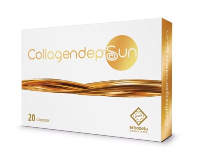Erbozeta Collagendep Sun favorisce il trofismo e la funzionalità della pelle 20 compresse-1