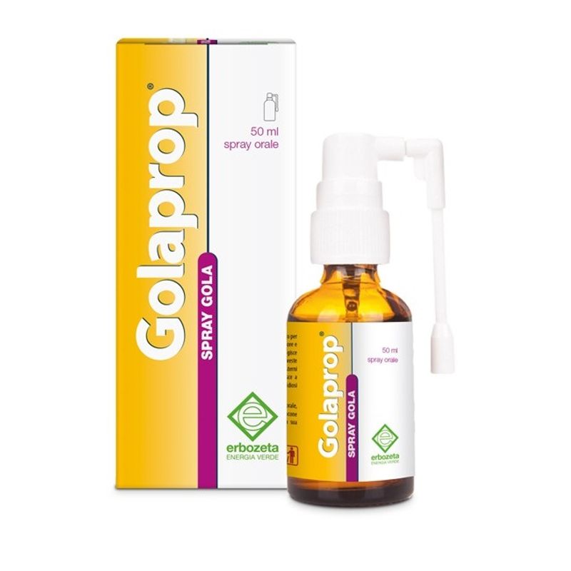 Erbozeta Golaprop spray gola lenitivo e protettivo 50ml-1