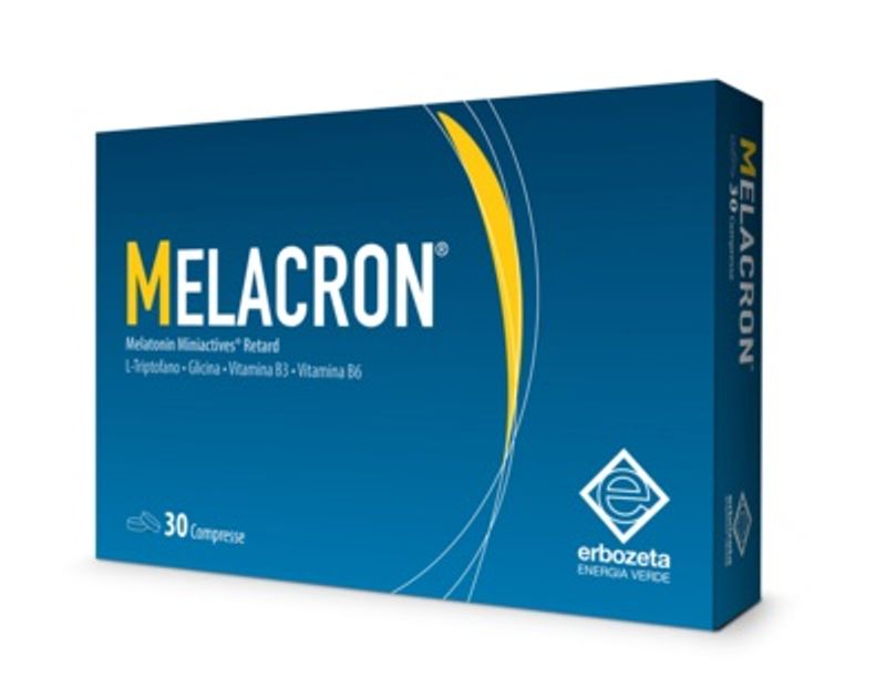 Erbozeta Melacron utile per contrastare l' insonnia 30 compresse-1