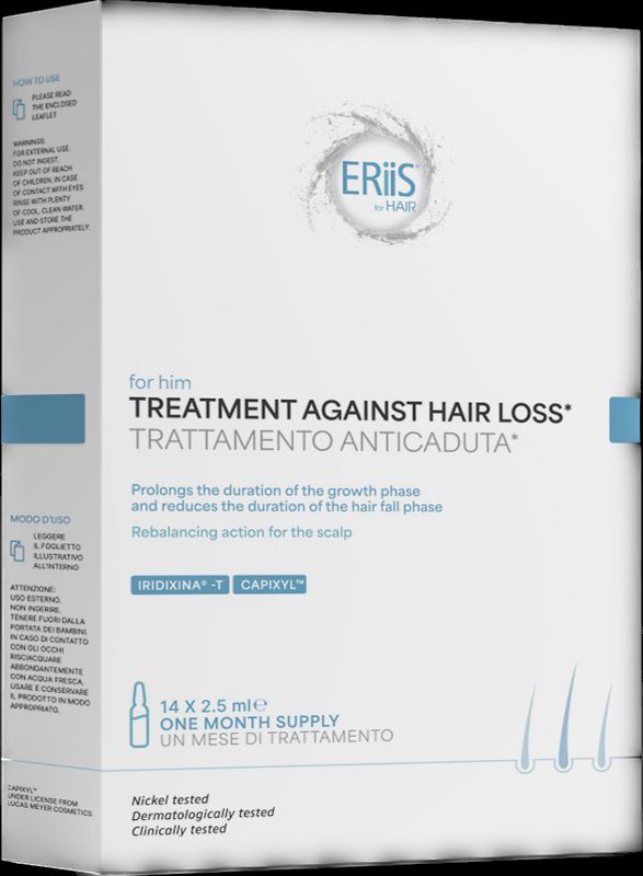 Eriis Trattamento Capelli Anti-Caduta Uomo 14 Fiale-1