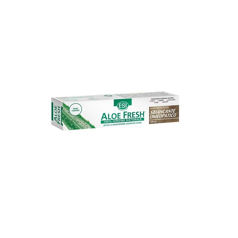 Esi Aloe Fresh dentifricio sbiancante omeopatico 100ml-1