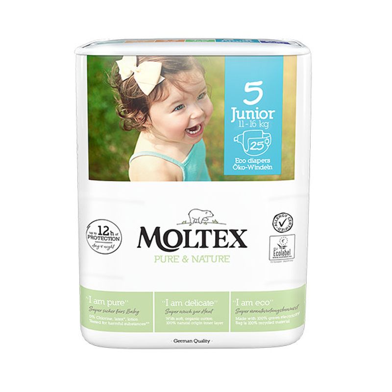 Pannolini Moltex Pure&Nature Junior Taglia 5 25 Pezzi-1