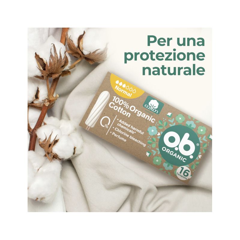 Ob Pro Comfort Organic Normal 16 Tamponi-2