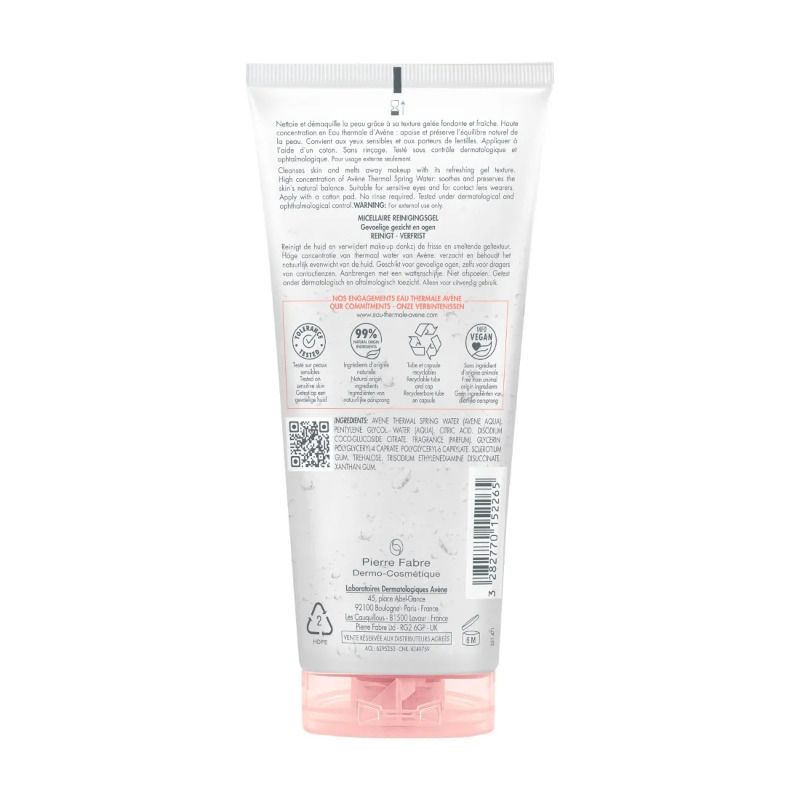 Eau Thermale Avène Les Essentiels gel micellare struccante 200ml-3