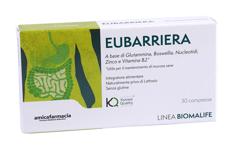 Amicafarmacia Eubarriera Utile Per Il Mantenimento Di Mucose Sane 30 Compresse-1