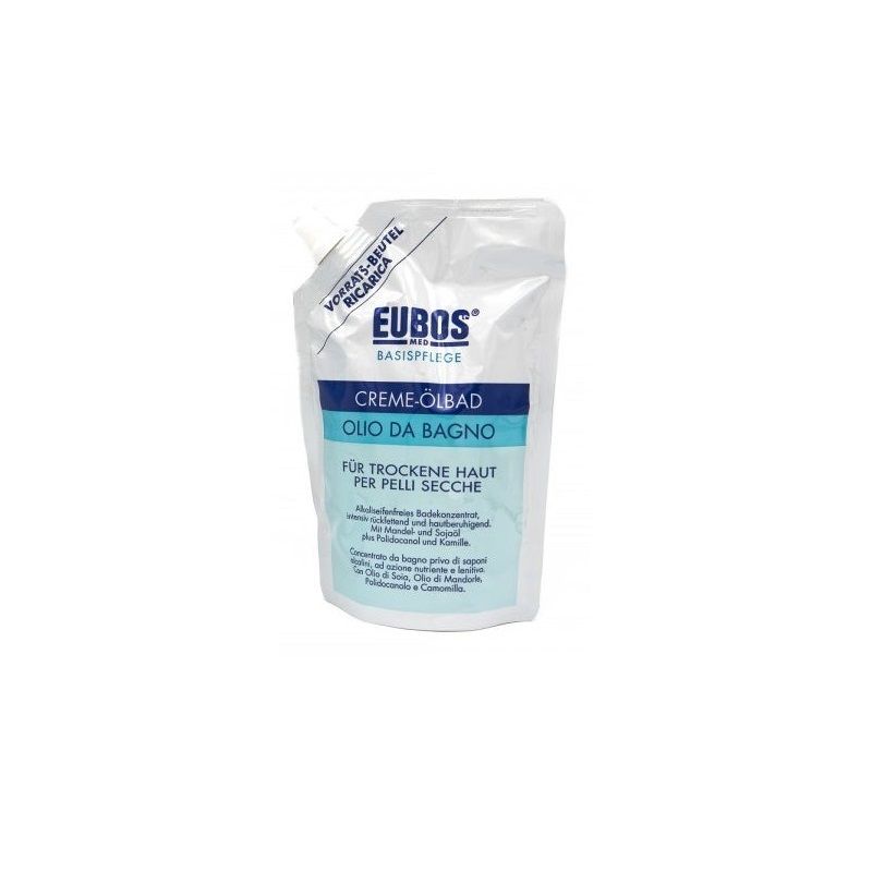 Eubos Olio Bagno Ricarica 400ml-1