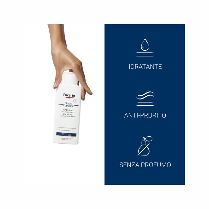 Eucerin Shampoo Lenitivo Urea 250ml  Capelli Sensibili-3