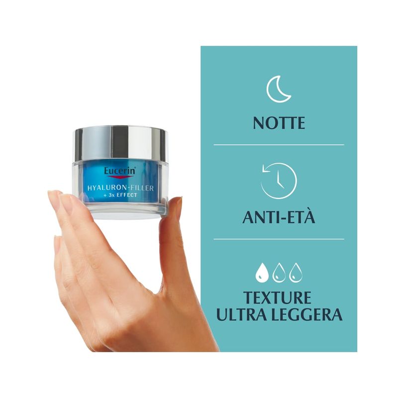 Eucerin Hyaluron Filler Anti-Età booster idratante notte 50ml-3