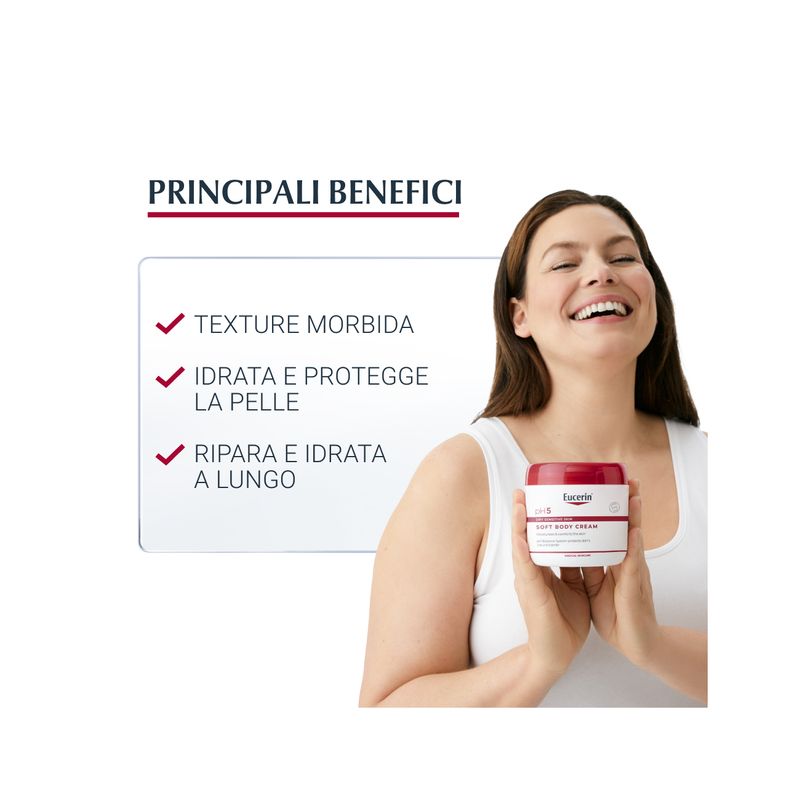 Eucerin Ph5 Soft Cream Crema Idratante Corpo 450ml-2