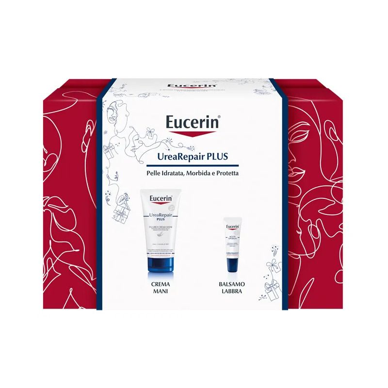 Eucerin Cofanetto UreaRepair Plus Crema Mani 75ml + Balsamo Labbra 10ml-1
