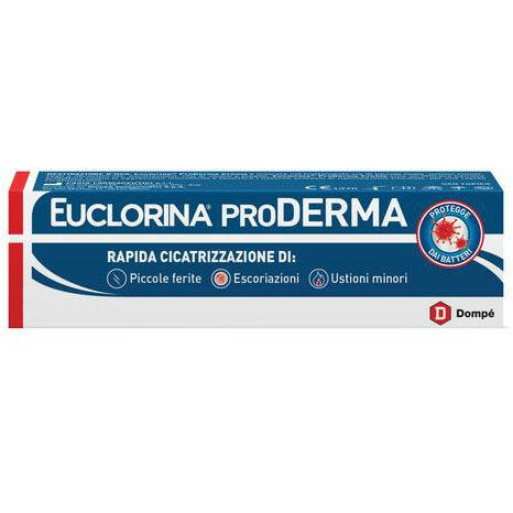 Dompè Euclorina Pro Derma Crema cicatrizzante rapida 30ml-2