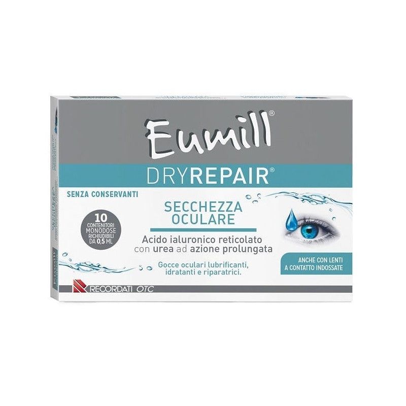 Eumill Dry Repair gocce oculari per secchezza oculare 10 contenitori monodose-1