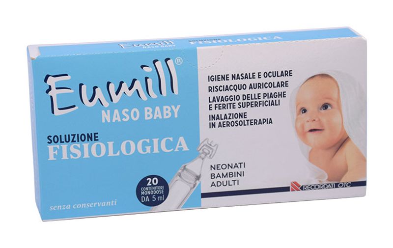 Eumill Naso Baby soluzione fisiologica 20 contenitori monodose-1