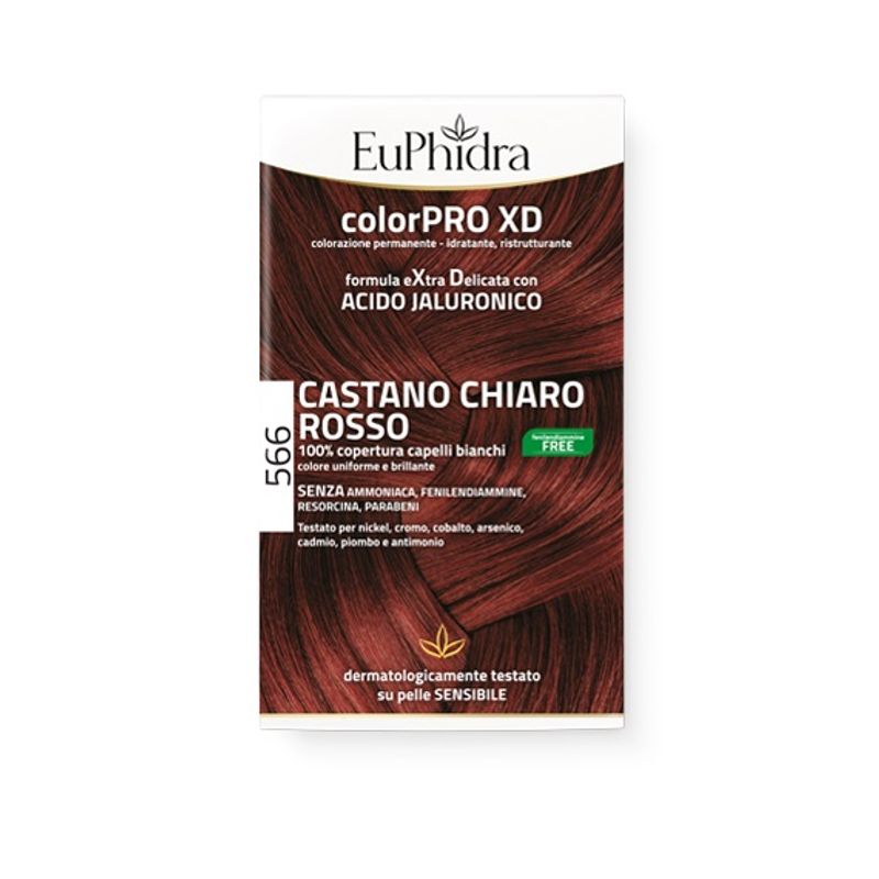 Euphidra ColorPro Extra Delicata con Acido Ialuronico n.566 Castano Chiaro Rosso-1