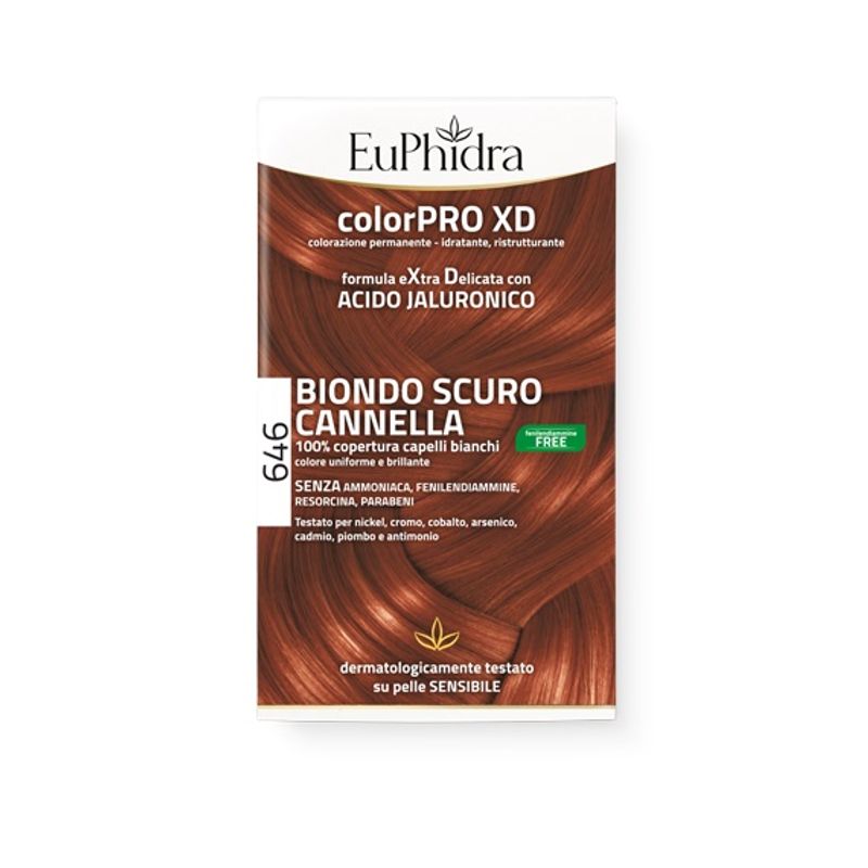 Euphidra ColorPro Extra Delicata con Acido Ialuronico n.646 Biondo Scuro Cannella-1