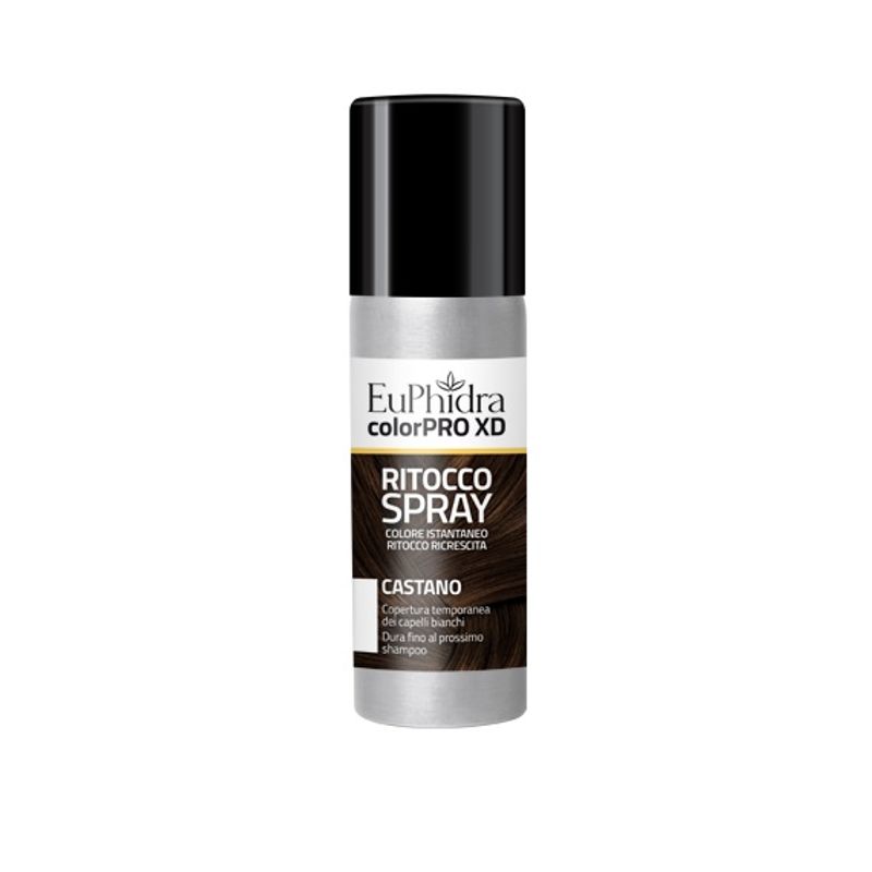 Euphidra colorpro xd ritocco spray colore istantaneo castano 75ml-1