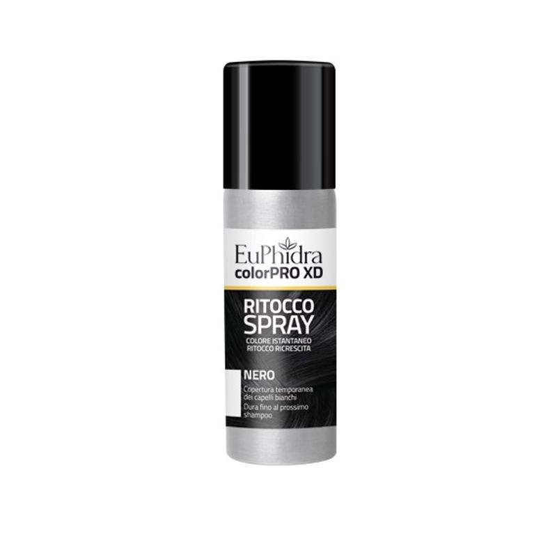 Euphidra colorpro xd ritocco spray colore istantaneo nero 75ml-1