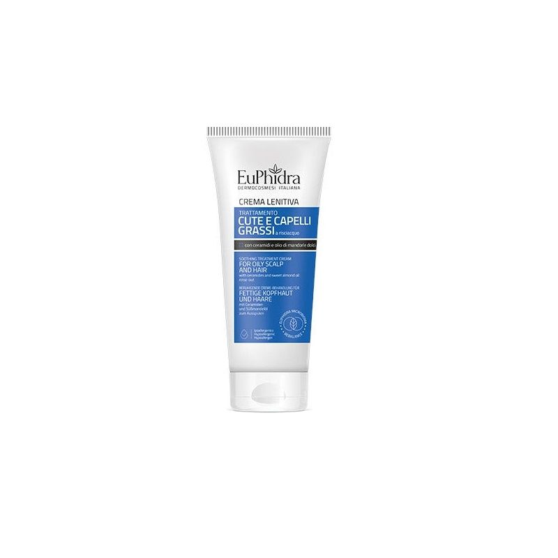 Euphidra Crema Lenitiva Cute/Capelli Grassi 200ml-1