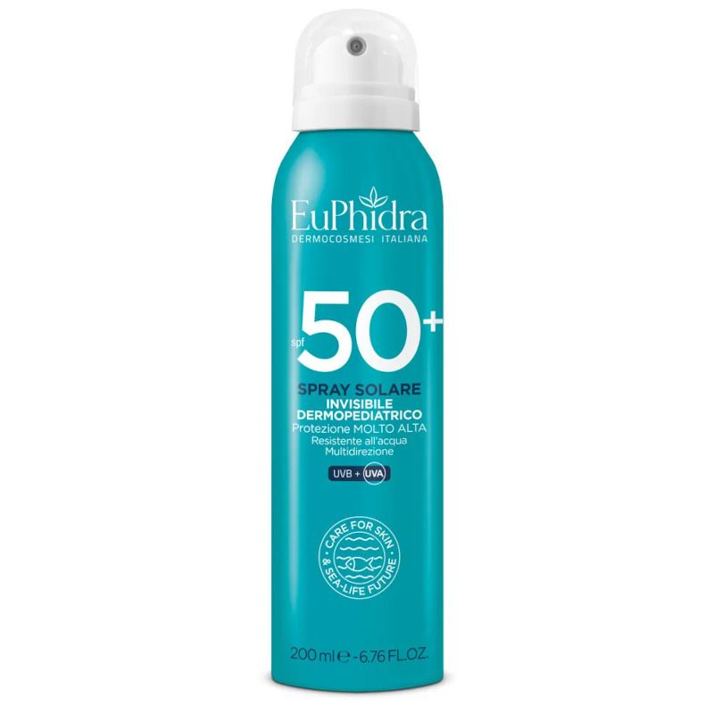 Euphidra SPF50+ spray solare invisibile dermopediatrico 200ml-1