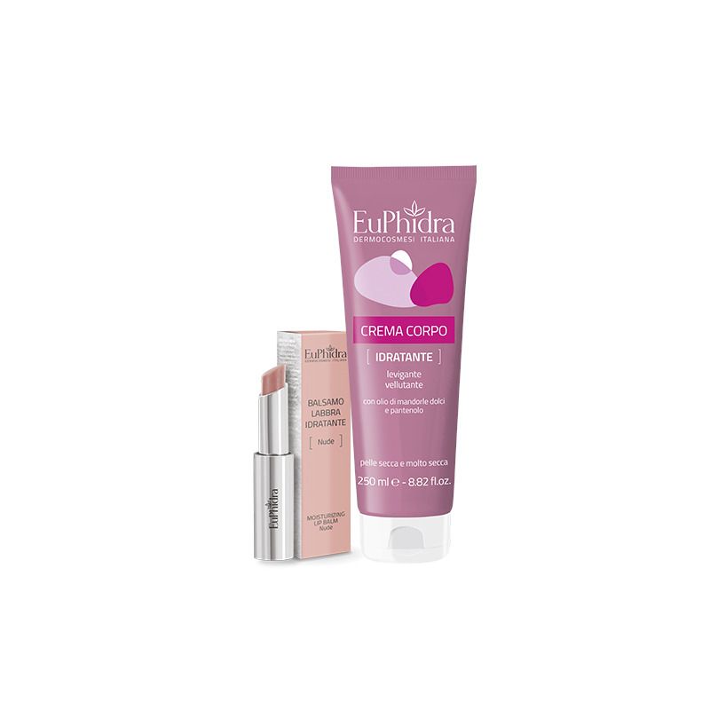 Euphidra Cofanetto Un Tè a Jodhpur balsamo labbra + crema corpo idratante 250ml-2