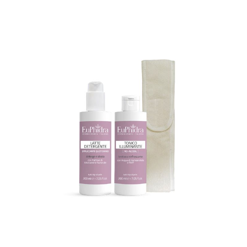 Euphidra Cofanetto Un Tuffo nel Cenote latte detergente struccante quotidiano 200ml + tonico illumin-2