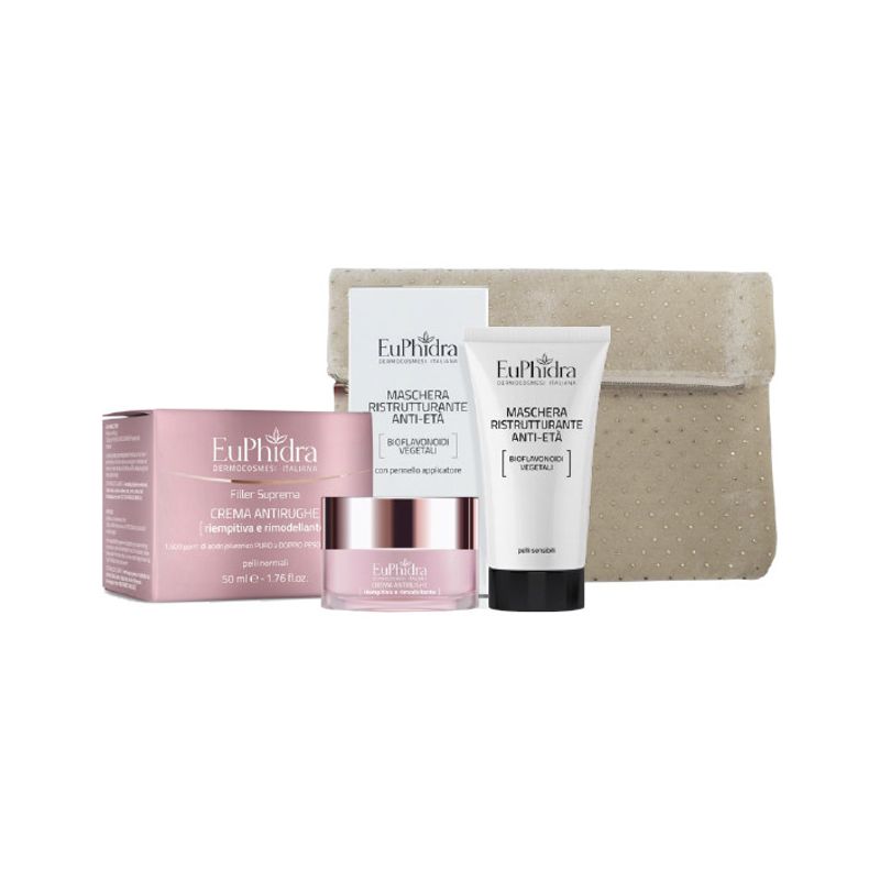 Euphidra Kit Il Mio Scrigno Illuminante Crema Antirughe 50ml+Maschera Anti-Età 75ml-1