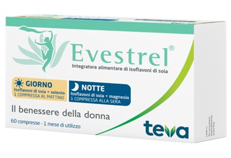 Evestrel Giorno e Notte Integratore Alimentare per Donne in Premenopausa e Menopausa 60 compresse-1