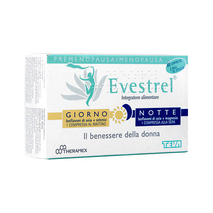 Evestrel Giorno e Notte Integratore Alimentare per Donne in Premenopausa e Menopausa 60 compresse-2