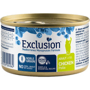 Exclusion Mediterraneo Monoprotein Noble Grain Umido Pollo Gatti Adulti Lattina 85g-1