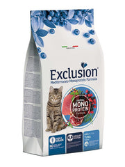 Exclusion Mediterraneo Monoprotein Noble Grain Crocchette Tonno Gatti Adulti Sacco 300g-1
