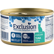 Exclusion Mediterraneo Monoprotein Noble Grain Umido Tonno Gatti Sterilizzati Lattina 85g-1