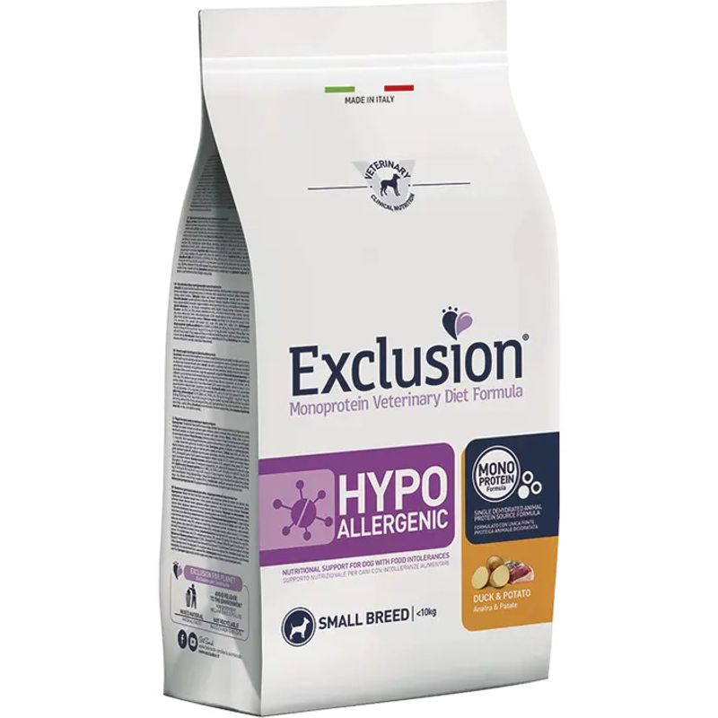 Exclusion Monoprotein Veterinary Diet Formula Hypoallergenic Crocchette Anatra/Patate Cani Sacco 2kg-1