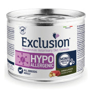 Exclusion Veterinary Diet Formula Hypoallergenic Per Cani Cavallo/Patate Lattina 200g-1
