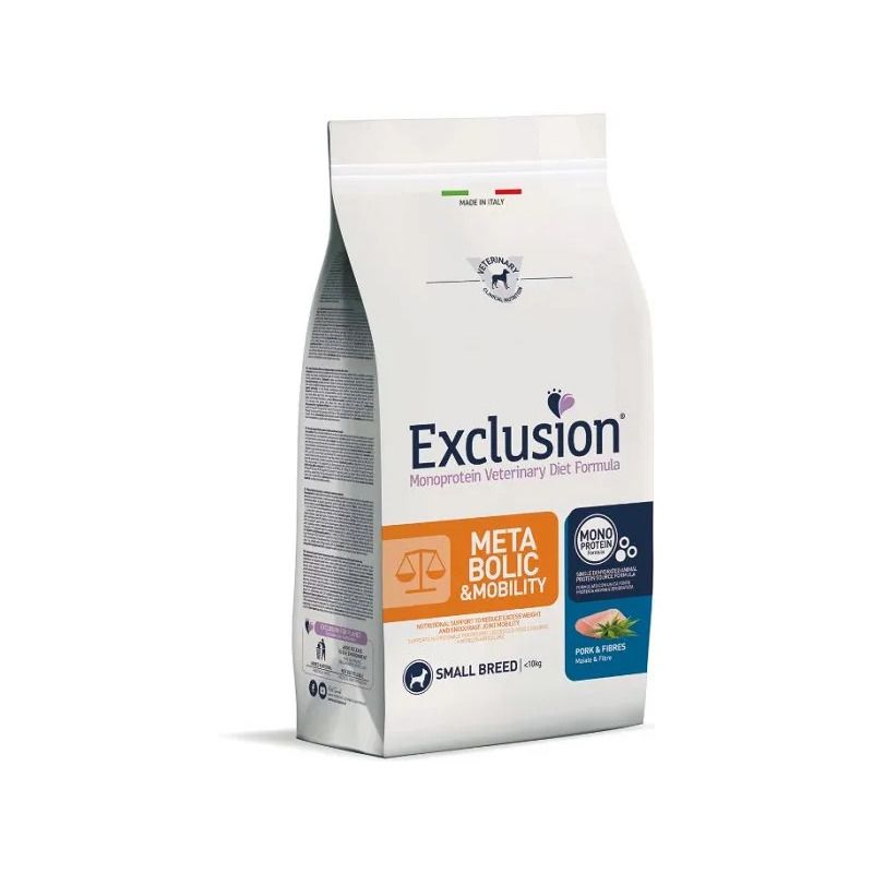 Exclusion Monoprotein Veterinary Diet Formula Metabolic & Mobility Crocchette Con Maiale/Fibre Per C-1