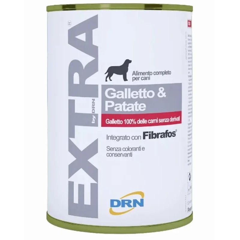 Drn Extra Galletto E Patate Cibo Umido Cani Adulti Barattolo 400g-1