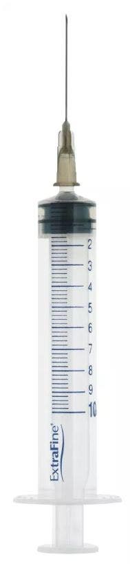 Siringa Extrafine Ipodermica 10ml Ago12 G22-1