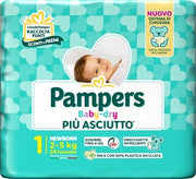 Pampers Baby Dry Pannolino Newborn 24 Pezzi-1