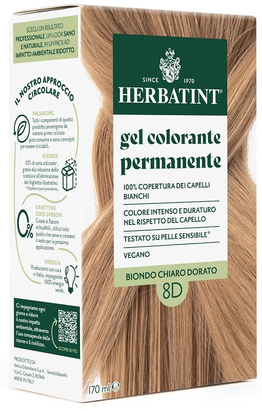Herbatint 8d Biondo Chiaro Dorato 170 ml-1