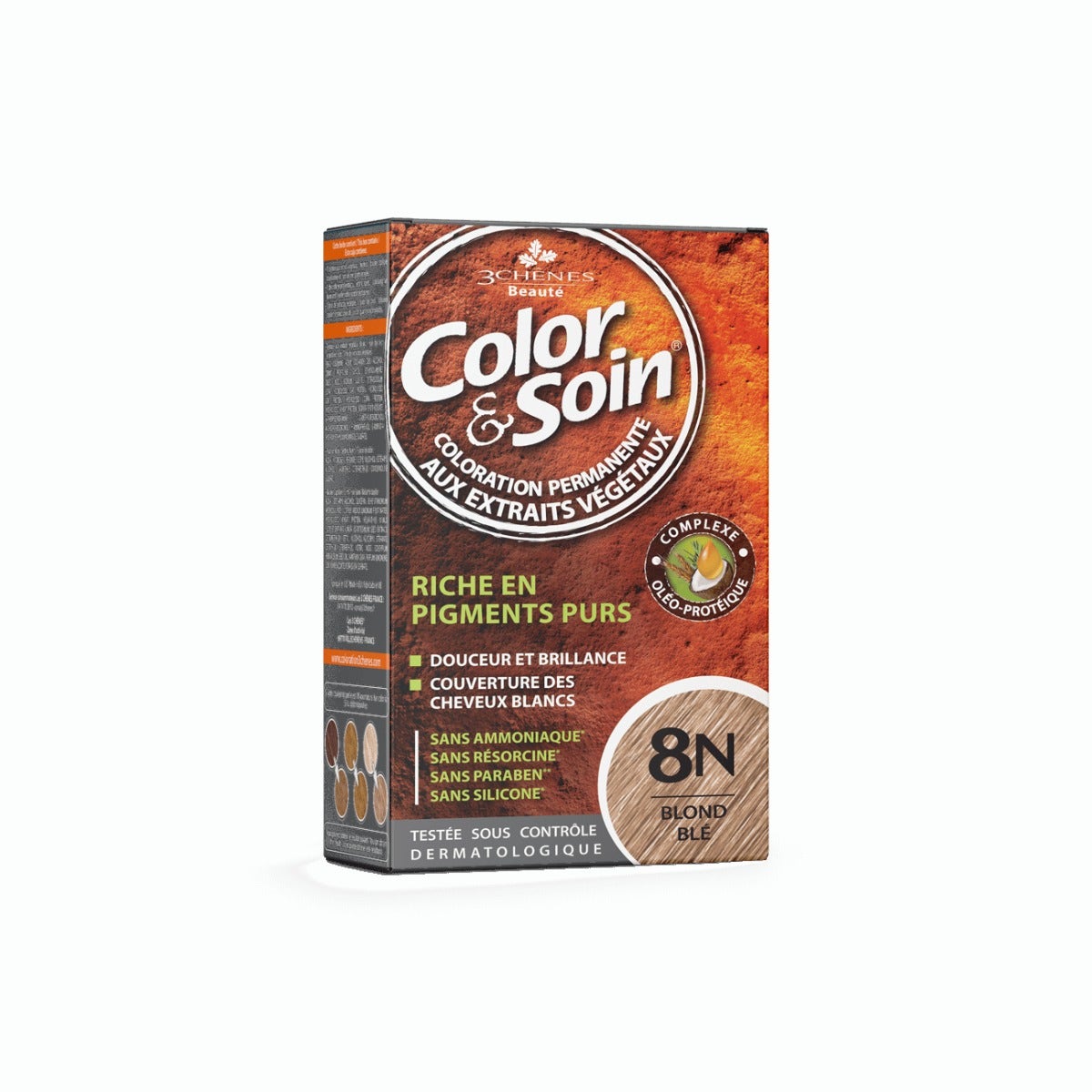 Les 3 Chenes Color & Soin Kit Tinta Capelli 8N Biondo Germe Di Grano-1