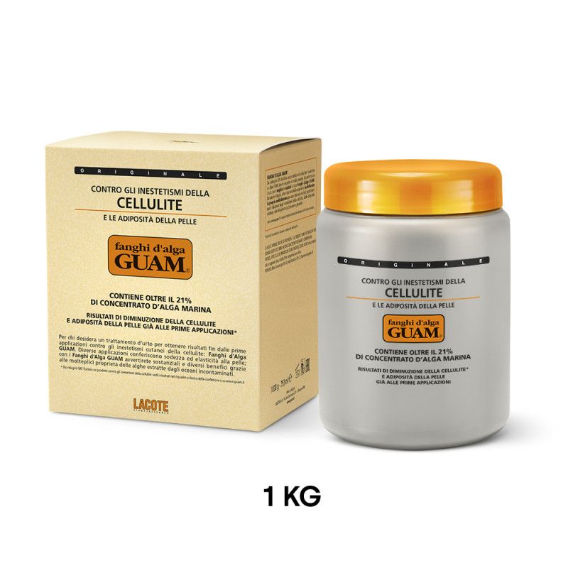 Guam Fanghi d'Alga contro la cellulite radicata e ostinata 1kg-1