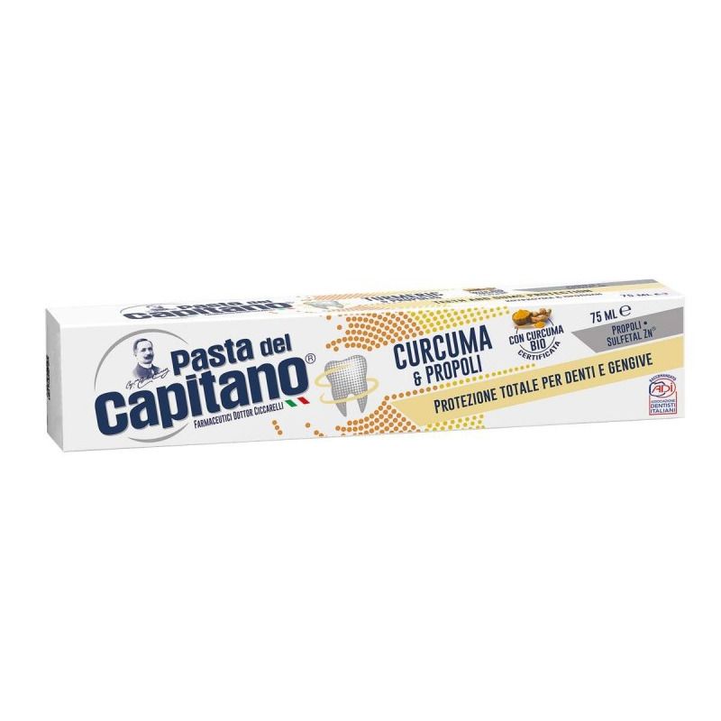 Pasta del Capitano Curcuma & Propoli dentifricio 75ml-1