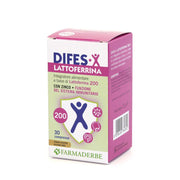 Farmaderbe Difes-X Lattoferrina integratore di lattoferrina per il sistema immunitario 30 compresse-1